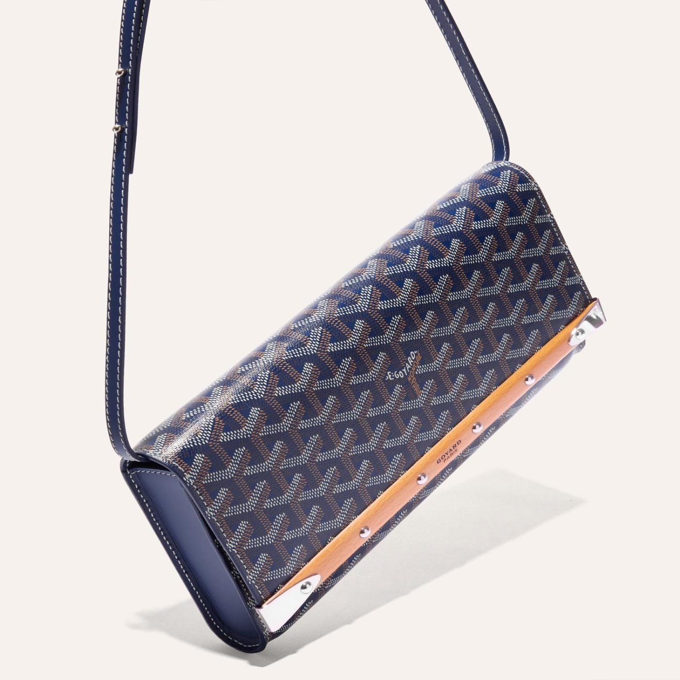 Goyard Monte-Carlo PM Clutch Navy Blue - Image 5